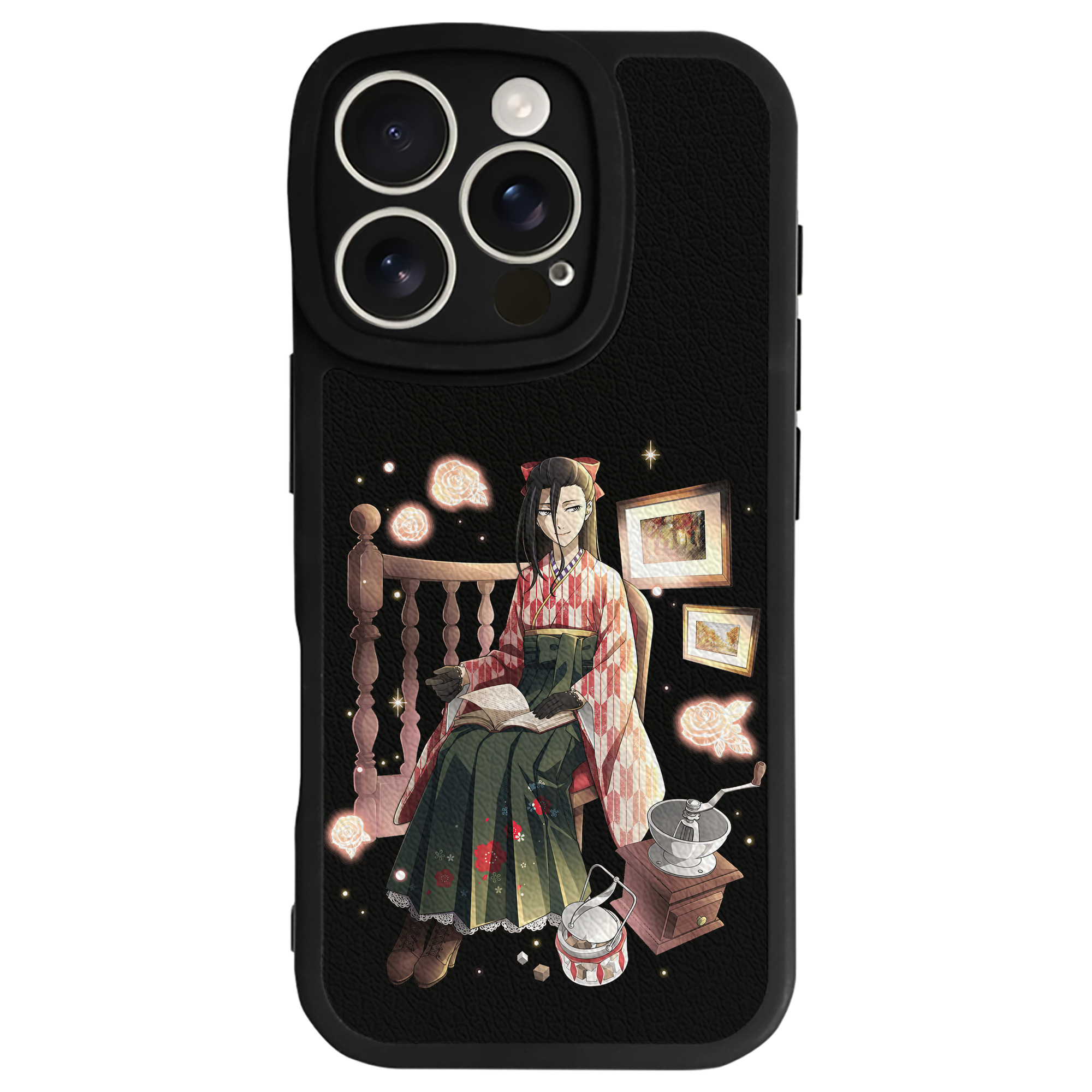 （画像用） 文豪ストレイドッグス Bungo Stray Dogs 【iPhone 16シリーズ対応】シリコンスマホケース（レザー調） 材質：シリコン